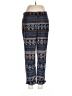 Elevenses 100% Polyester Print Blue Casual Pants Size 6 - photo 1