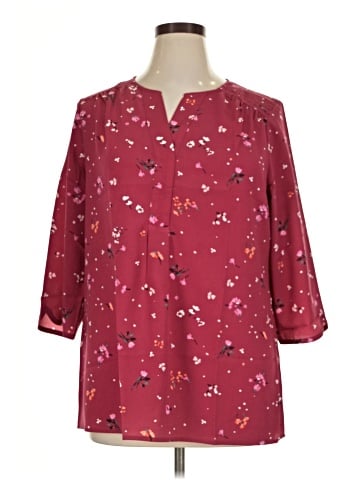 Croft & Barrow 3/4 Sleeve Blouse (view 1)