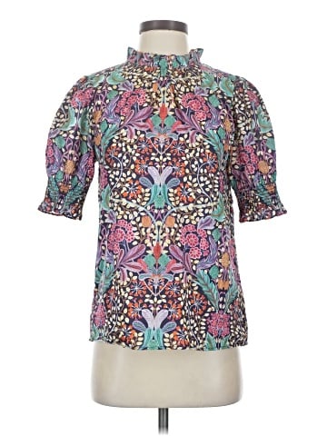 Liberty Art Fabrics for J.Crew Short Sleeve Blouse (view 1)