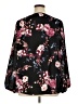 Apt. 9 100% Polyester Black 3/4 Sleeve Blouse Size XL - photo 2
