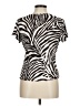 Rafaella Ivory Short Sleeve Blouse Size Med Petite - photo 2