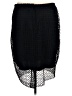 H&M 100% Polyester Black Formal Skirt Size XL - photo 2