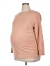 Isabel Maternity Tan Sweatshirt Size XL Maternity - photo 1
