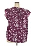 Fun2Fun Burgundy Short Sleeve Blouse Size 2X - photo 2