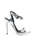 Assorted Brands Metallic Silver Sandals Size EU 39 - photo 1