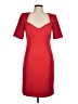 Alexia Admor Solid Red Cocktail Dress Size M - photo 1