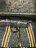 Ambiance Apparel Stripes Gold Jeans Size L - photo 4