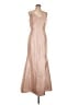 Alfred Sung 100% Polyester Solid Tan Cocktail Dress Size 12 - photo 1