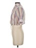 Solid & Striped Stripes Tan Short Sleeve Blouse Size S - photo 5