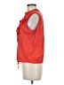 Tiny 100% Cotton Orange Sleeveless Blouse Size M - photo 5