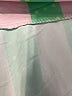 Unbranded 100% Polyester Stripes Green Short Sleeve Blouse Size 2X - photo 7