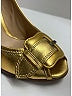 Fendi Gold Heels Size EU 39 1/2 - photo 8