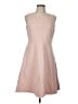 Talbots Solid Pink Cocktail Dress Size 10 - photo 1