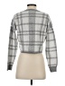 Timing Plaid Gray Pullover Sweater Size S - photo 2
