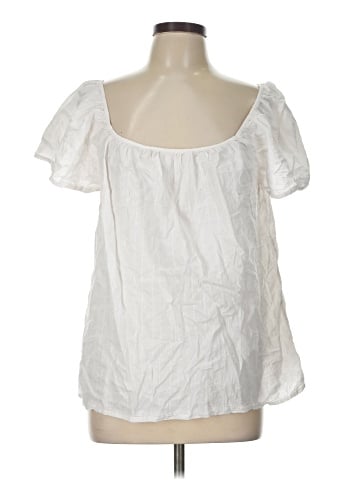 St. John's Bay Short Sleeve Blouse (view 1)