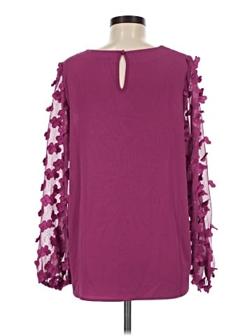 Cotton Bleu Long Sleeve Blouse (view 2)