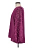 Cotton Bleu 100% Polyester Purple Long Sleeve Blouse Size M - photo 5