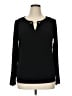Tahari Black Long Sleeve Blouse Size XL - photo 1