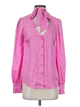 Veronica Beard Long Sleeve Silk Top
