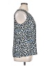 Apt. 9 100% Polyester Blue Sleeveless Blouse Size XL - photo 4