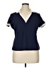 STAUD Blue Short Sleeve Polo Size XL - photo 1