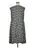 Wisp Print Black Casual Dress Size 16 - photo 2