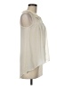 Iris Los Angeles 100% Polyester Ivory Sleeveless Blouse Size M - photo 4