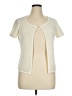 Max Mara Ivory Short Sleeve Top Size XL - photo 1