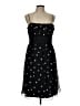 Nine West 100% Silk Stars Black Cocktail Dress Size 12 - photo 1