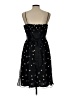 Nine West 100% Silk Stars Black Cocktail Dress Size 12 - photo 2