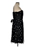 Nine West 100% Silk Stars Black Cocktail Dress Size 12 - photo 4