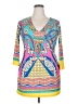 White Mark Yellow Casual Dress Size 2X - photo 1