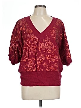 Nygard 3/4 Sleeve Silk Top (view 1)