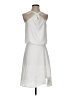 Krisa Solid White Cocktail Dress Size XS - photo 1