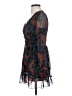 Luxxel 100% Polyester Paisley Blue Cocktail Dress Size S - photo 5