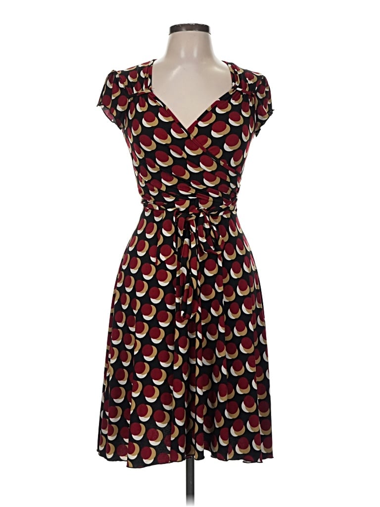 Pre-owned Candies Candie's Cocktail Dress In Burgundy