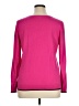 Elle 100% Nylon Hearts Pink Pullover Sweater Size XL - photo 2