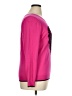 Elle 100% Nylon Hearts Pink Pullover Sweater Size XL - photo 4