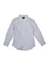 Crewcuts Chevron-herringbone Blue Long Sleeve Button-Down Shirt Size 6 - 7 - photo 1