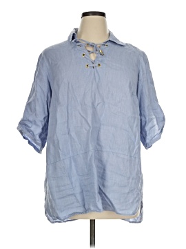 Ellen Tracy 3/4 Sleeve Button Down Shirt