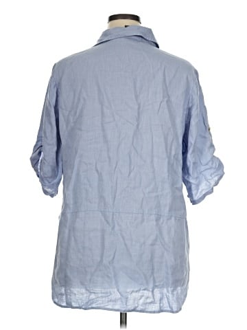 Ellen Tracy 3/4 Sleeve Button-Down Shirt (view 2)