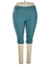 Margaret M Color Block Teal Active Pants Size 2X - photo 1