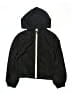 Justice 100% Polyester Solid Black Windbreaker Size 8 - photo 1