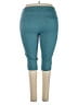 Margaret M Color Block Teal Active Pants Size 2X - photo 2