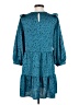 Zara Teal Cocktail Dress Size S - photo 2
