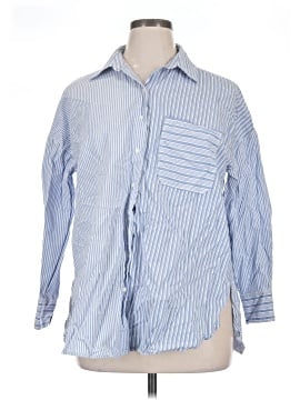 Zara Long Sleeve Button-Down Shirt (view 1)