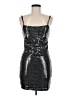 Aqua Metallic Silver Cocktail Dress Size M - photo 1
