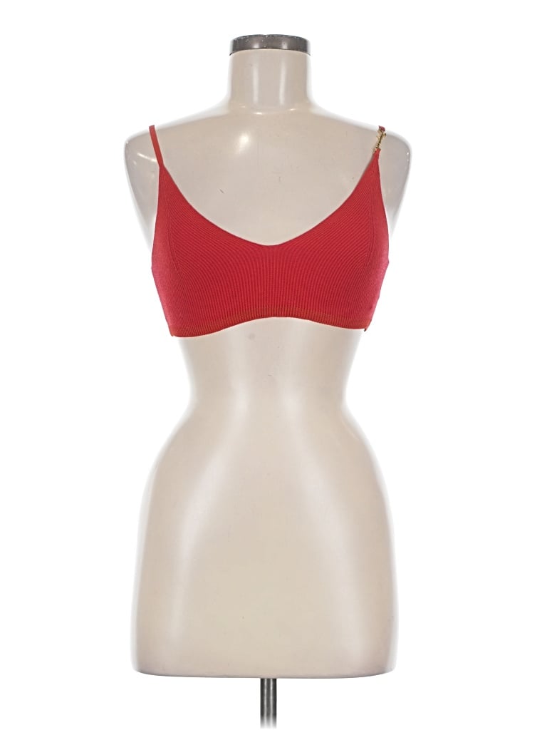 Pre-owned Jacquemus Tank Top Red Strapless Neckline Tops