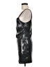 Aqua Metallic Silver Cocktail Dress Size M - photo 5