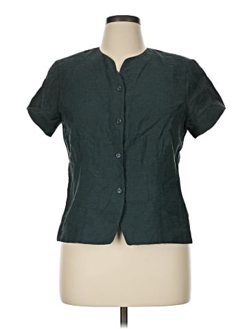 Jones New York Short Sleeve Blouse (view 1)